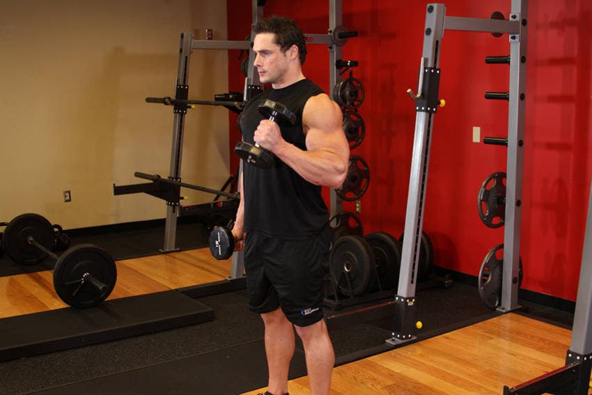 Curl de martillo alternativo - Posición 2