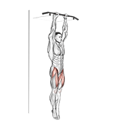 Levantada De Piernas Rectas Colgada Con Elevación