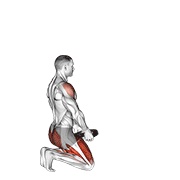 Paso Arrodillado Con Peso Y Swing