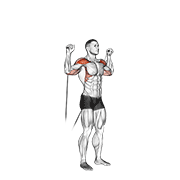 Press De Hombros Con Cable