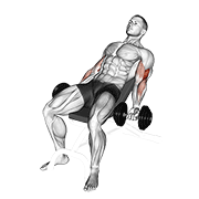 Curl De Bíceps En Banco Inclinado