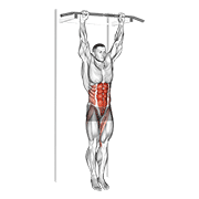 Levantada De Piernas Colgadas Con Movimiento De Cadera