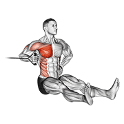 Press De Pecho Con Banda Una Mano