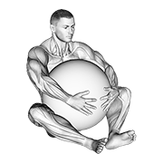 Abrazo Con Balón De Estabilidad