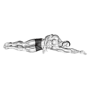 Estiramiento Lateral En El Suelo