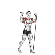 Press De Hombros Con Banda