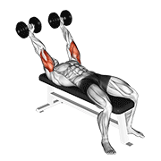 Extensión De Tríceps Con Mancuerna Girada