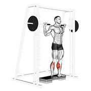 Elevación De Talones En Máquina Smith