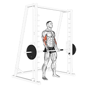 Curl De Bíceps En Máquina Smith