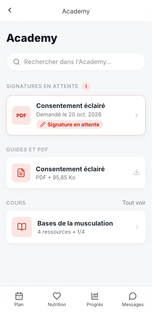 Cocher l'acceptation, dessiner la signature et confirmer