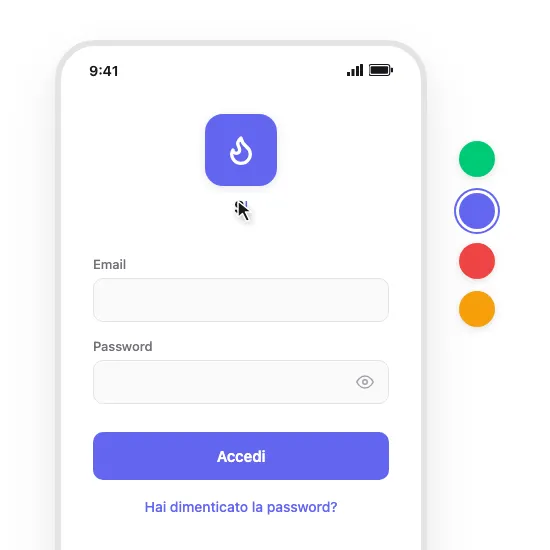 Vista previa de personalización de app